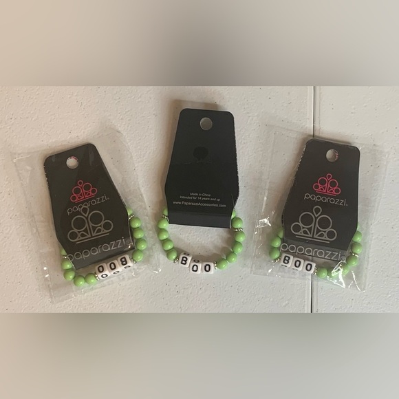 paparazzi Other - Paparazzi Kids Halloween stretch bracelets in green, black, & purple—lot of 7